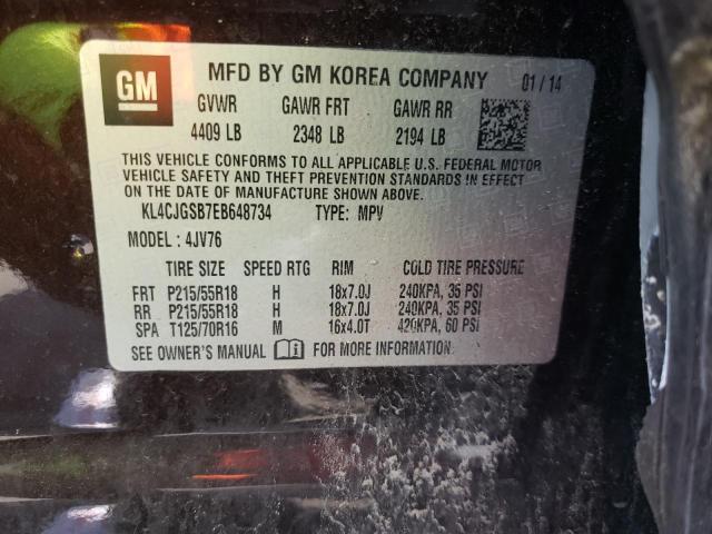 Photo 10 from auction – 2014 BUICK ENCORE with VIN KL4CJGSB7EB648734