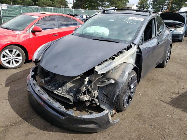 Photo 2 from auction – 2020 TESLA MODEL Y with VIN 5YJYGDEF3LF016394