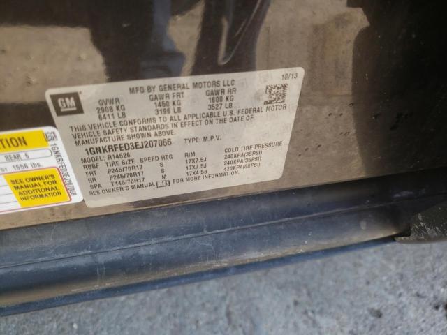 Photo 10 from auction – 2014 CHEVROLET TRAVERSE L with VIN 1GNKRFED3EJ207066