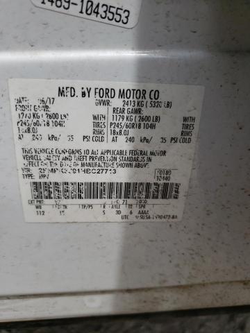 Photo 10 from auction – 2017 FORD EDGE SEL with VIN 2FMPK3J91HBC27713