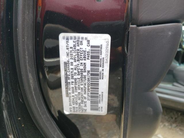 Photo 10 from auction – 2002 TOYOTA CAMRY SOLA with VIN 2T1FF28P82C601736