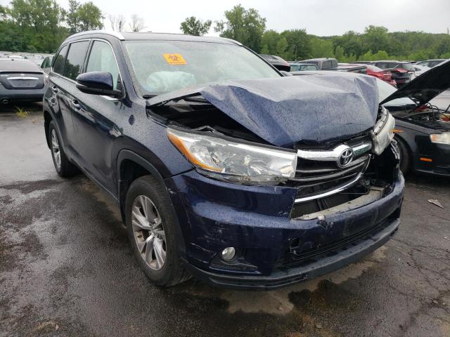 TOYOTA HIGHLANDER 2015 with VIN 5TDJKRFHXFS079327 - Photo from auction