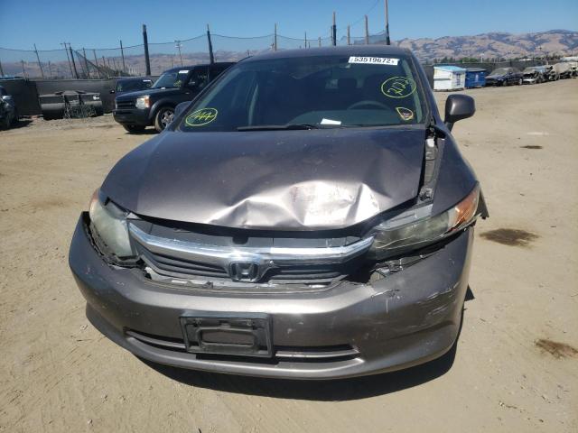 Photo 9 from auction – 2012 HONDA CIVIC LX with VIN 19XFB2F56CE355480