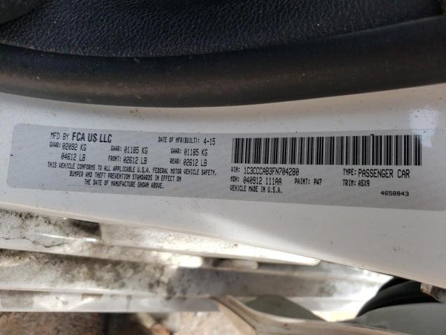 Photo 10 from auction – 2015 CHRYSLER 200 LIMITE with VIN 1C3CCCAB3FN704280
