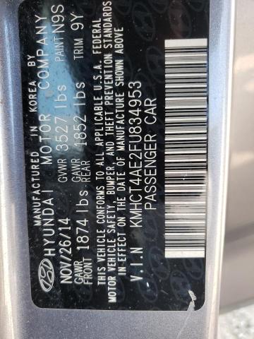 Photo 10 from auction – 2015 HYUNDAI ACCENT GLS with VIN KMHCT4AE2FU834953