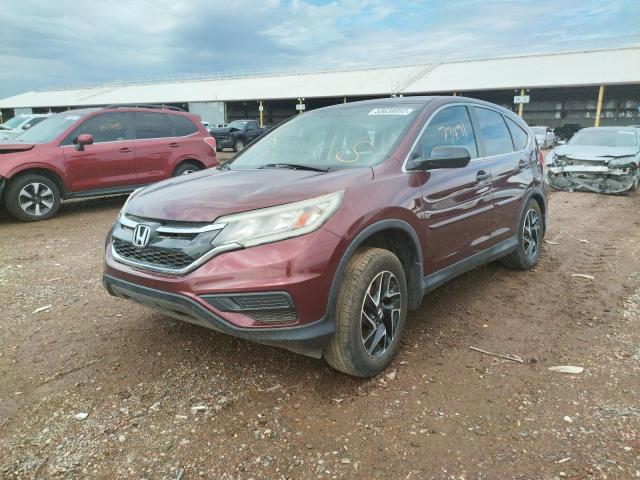 Photo 2 from auction – 2016 HONDA CR-V SE with VIN 2HKRM3H47GH569381