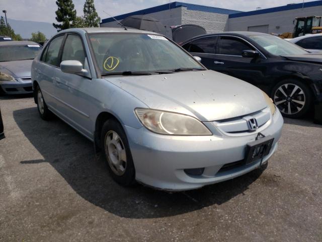 Photo 1 from auction – 2005 HONDA CIVIC HYBR with VIN JHMES96675S002869