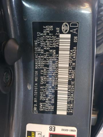 Фото 10 с аукциона – 2013 TOYOTA COROLLA BA с VIN 2T1BU4EE9DC999724