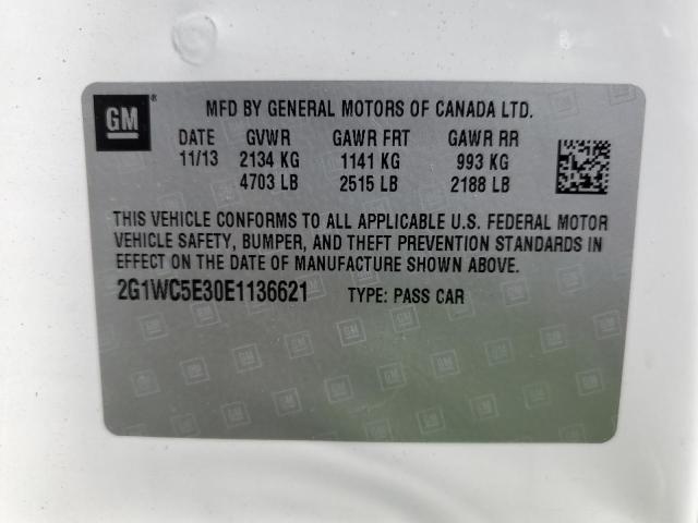 Photo 10 from auction – 2014 CHEVROLET IMPALA LIM with VIN 2G1WC5E30E1136621
