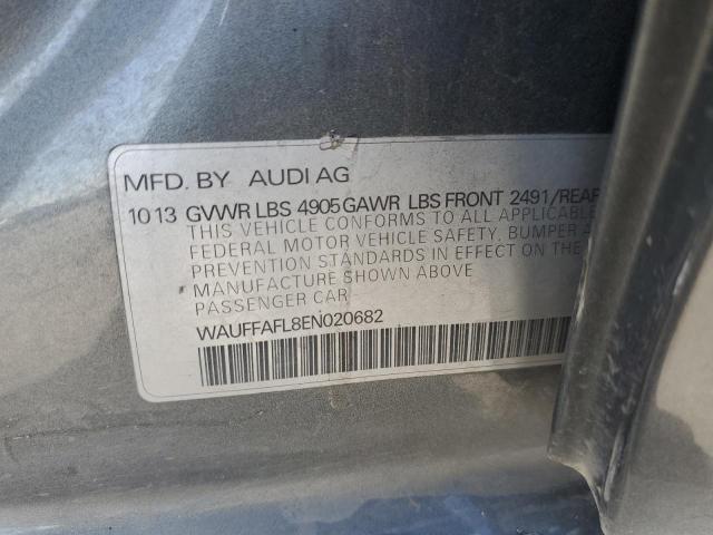 Photo 10 from auction – 2014 AUDI A4 PREMIUM with VIN WAUFFAFL8EN020682