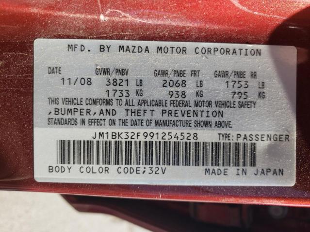 Photo 10 from auction – 2009 MAZDA 3 I with VIN JM1BK32F991254528