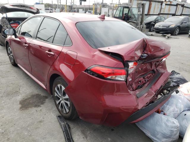 Photo 3 from auction – 2022 TOYOTA COROLLA LE with VIN JTDEAMDE7NJ040383