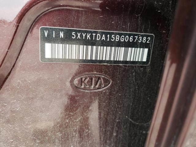 Photo 10 from auction – 2011 KIA SORENTO BA with VIN 5XYKTDA15BG067382