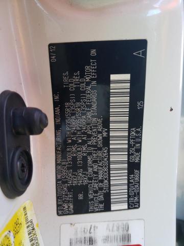 Photo 10 from auction – 2012 TOYOTA SIENNA XLE with VIN 5TDDK3DC8CS042645