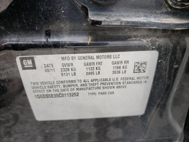 Photo 10 from auction – 2012 CADILLAC CTS PREMIU with VIN 1G6DS5E35C0113252
