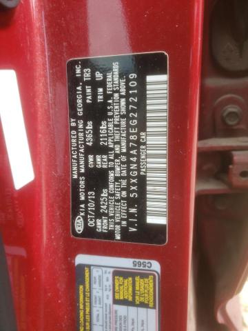 Photo 10 from auction – 2014 KIA OPTIMA EX with VIN 5XXGN4A78EG272109