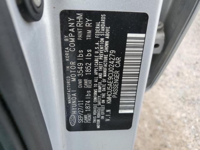 Photo 10 from auction – 2012 HYUNDAI ACCENT GLS with VIN KMHCU5AE9CU024279