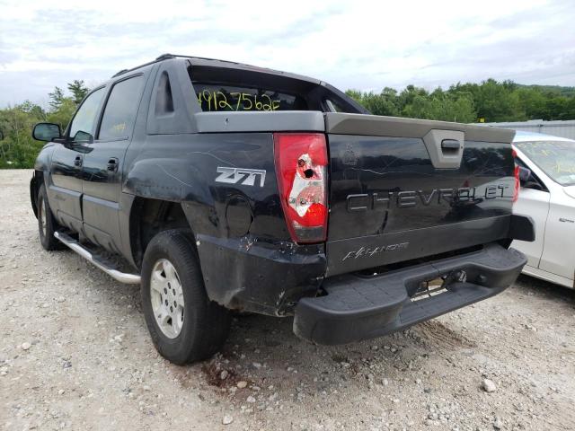 Photo 3 from auction – 2002 CHEVROLET AVALANCHE with VIN 3GNEK13T32G309592