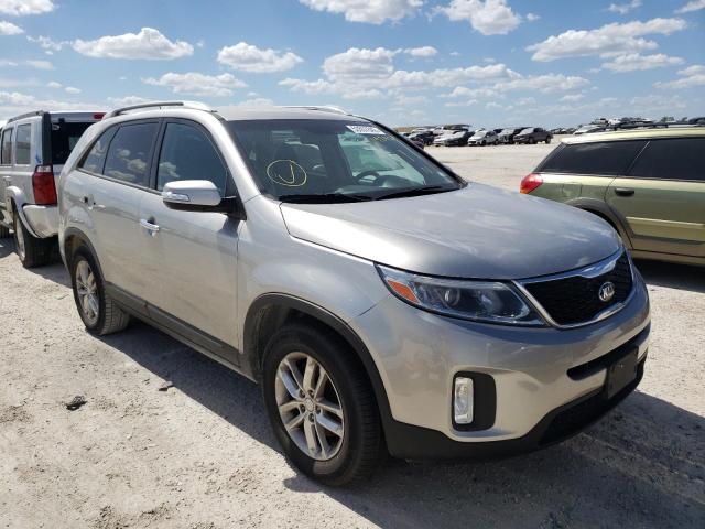 KIA SORENTO LX 2014 with VIN 5XYKT4A67EG517503 - Photo from auction