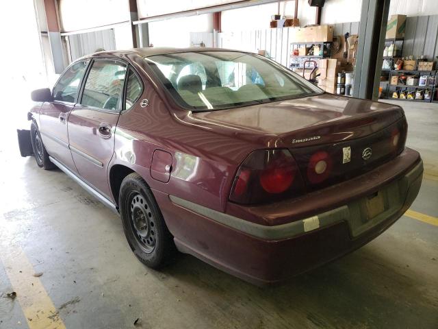 Photo 3 from auction – 2002 CHEVROLET IMPALA with VIN 2G1WF52E329288452