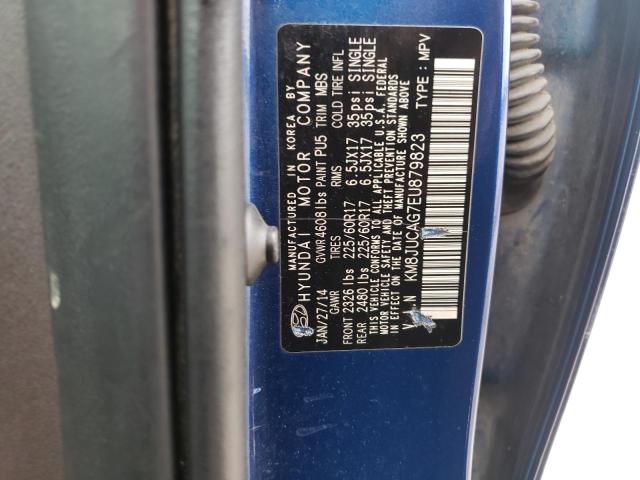 Photo 10 from auction – 2014 HYUNDAI TUCSON GLS with VIN KM8JUCAG7EU879823