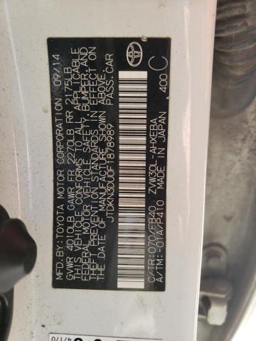 Photo 10 from auction – 2015 TOYOTA PRIUS with VIN JTDKN3DU0F1878989