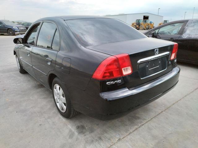 Photo 3 from auction – 2001 HONDA CIVIC EX with VIN 2HGES26791H614706