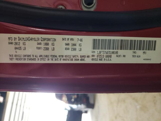 Photo 10 from auction – 2007 JEEP COMPASS LI with VIN 1J8FT57W67D108109