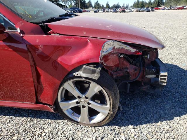 Photo 9 from auction – 2012 LEXUS IS 250 with VIN JTHBF5C22C5157455