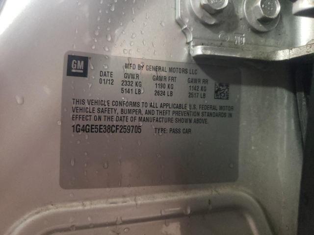Photo 10 from auction – 2012 BUICK LACROSSE P with VIN 1G4GE5E38CF259705