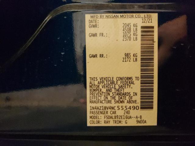 Photo 10 from auction – 2022 NISSAN LEAF S with VIN 1N4AZ1BV4NC555490