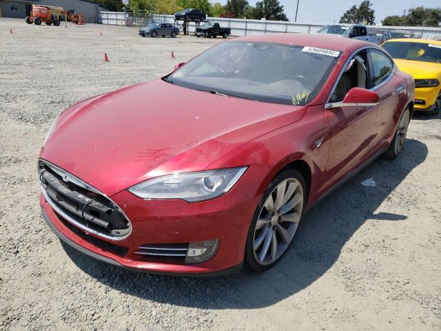 Photo 2 from auction – 2015 TESLA MODEL S 85 with VIN 5YJSA1H2XFFP69567