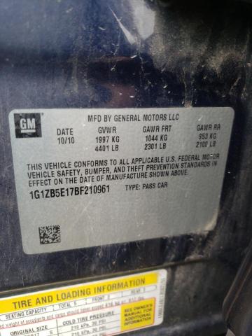 Photo 10 from auction – 2011 CHEVROLET MALIBU LS with VIN 1G1ZB5E17BF210961