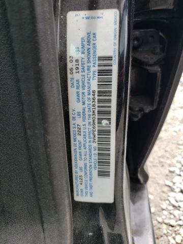 Photo 10 from auction – 2003 VOLKSWAGEN JETTA WOLF with VIN 3VWPE69M03M183648