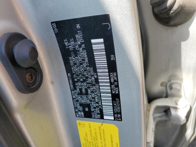 Photo 10 from auction – 2004 LEXUS RX 330 with VIN JTJHA31U140055983