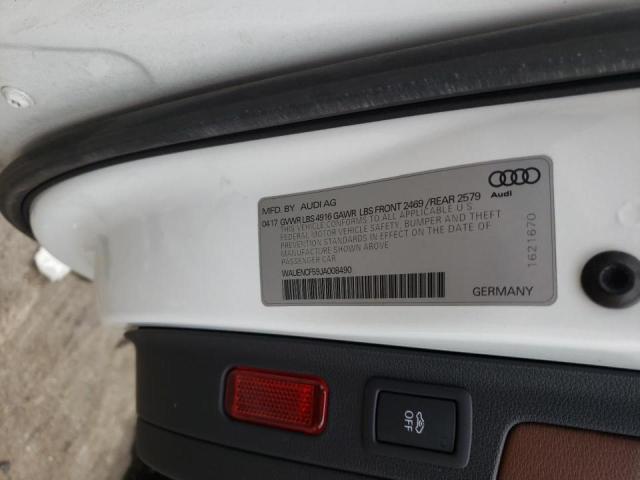 Photo 10 from auction – 2018 AUDI A5 PREMIUM with VIN WAUENCF59JA008490