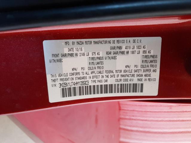 صورة رقم 10 من المزاد - 2017 MAZDA 3 SPORT مع VIN 3MZBN1U74HM106903