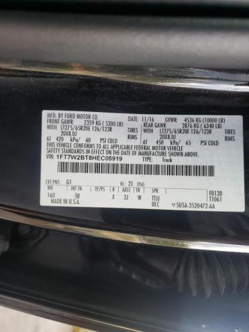 Photo 10 from auction – 2017 FORD F250 SUPER with VIN 1FT7W2BT8HEC05919