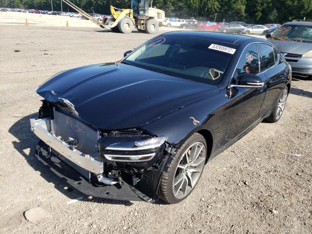 Photo 2 from auction – 2022 GENESIS G70 BASE with VIN KMTG34TA9NU098450