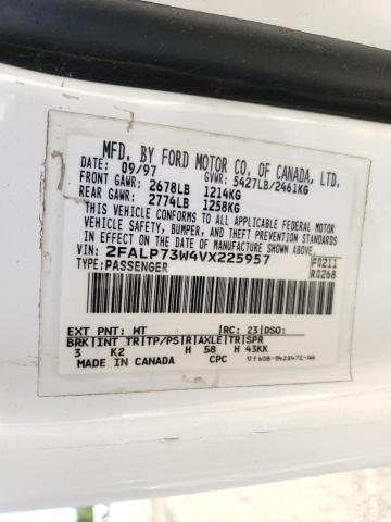 Photo 10 from auction – 1997 FORD CROWN VICT with VIN 2FALP73W4VX225957