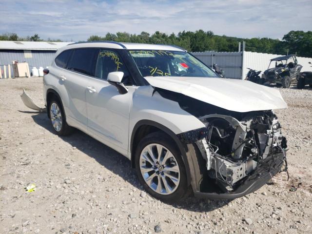 TOYOTA HIGHLANDER 2021 with VIN 5TDDZRBH1MS524890 - Photo from auction