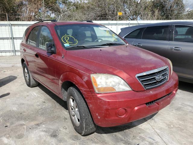 KIA SORENTO EX 2008 with VIN KNDJD735685855213 - Photo from auction