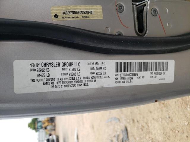 Photo 10 from auction – 2012 DODGE CALIBER SX with VIN 1C3CDWDA9CD508248