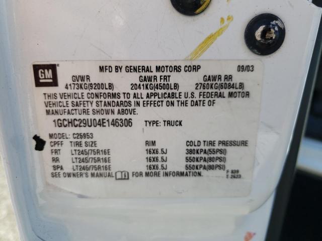 Photo 10 from auction – 2004 CHEVROLET SILVERADO with VIN 1GCHC29U04E146306