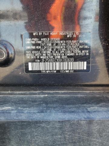Photo 10 from auction – 2011 SUBARU FORESTER L with VIN JF2SHAECXBH780699