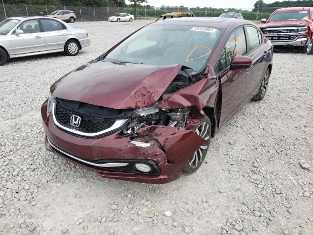 Photo 2 from auction – 2014 HONDA CIVIC EXL with VIN 19XFB2F97EE009430