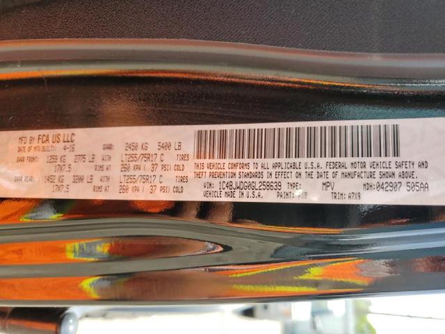Photo 10 from auction – 2016 JEEP WRANGLER U with VIN 1C4BJWDG0GL258639