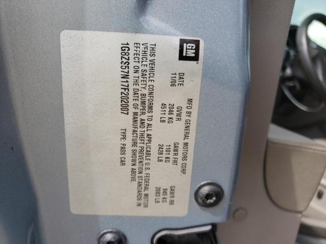 Photo 10 from auction – 2007 SATURN AURA XE with VIN 1G8ZS57N17F202007