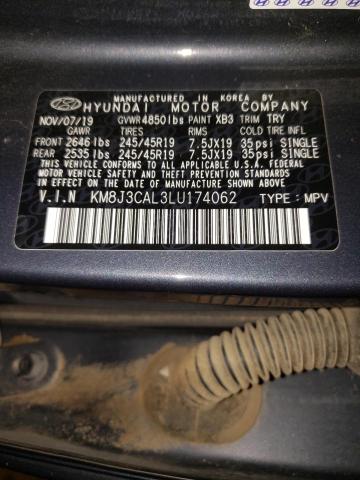 Photo 10 from auction – 2020 HYUNDAI TUCSON with VIN KM8J3CAL3LU174062