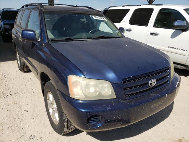 TOYOTA HIGHLANDER 2003 with VIN JTEHF21A030105223 - Photo from auction